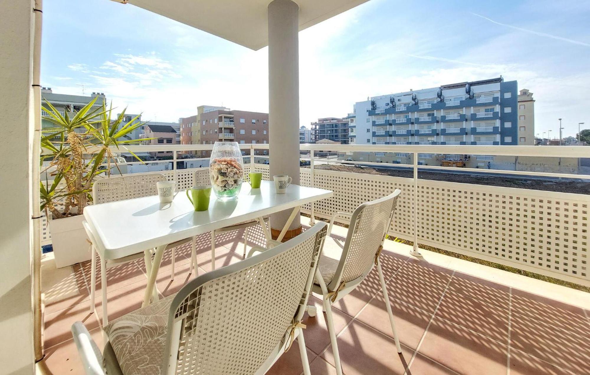 Cozy Apartment In Moncofa Playa With Kitchen Eksteriør billede